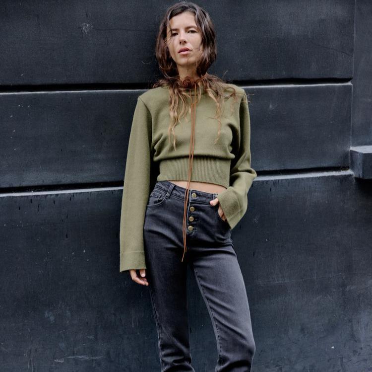 Layla™ Cropped Knit Sweater