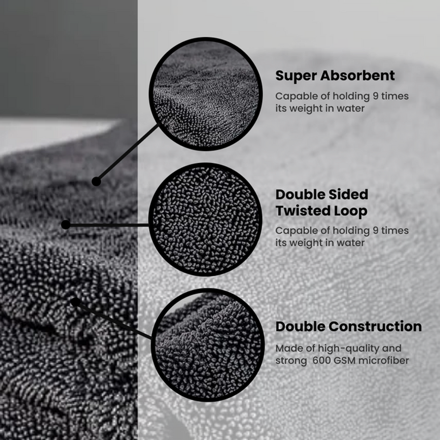 RapidAbsorb™ Microfiber Drying Towel