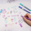 Outline Glitter Markers (12 Colors)