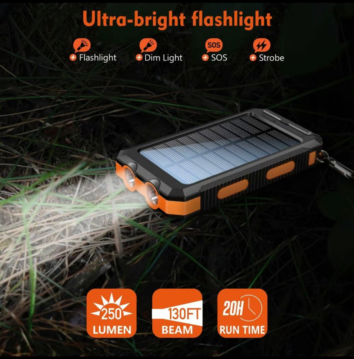 TrailCharge™ Solar Power Bank