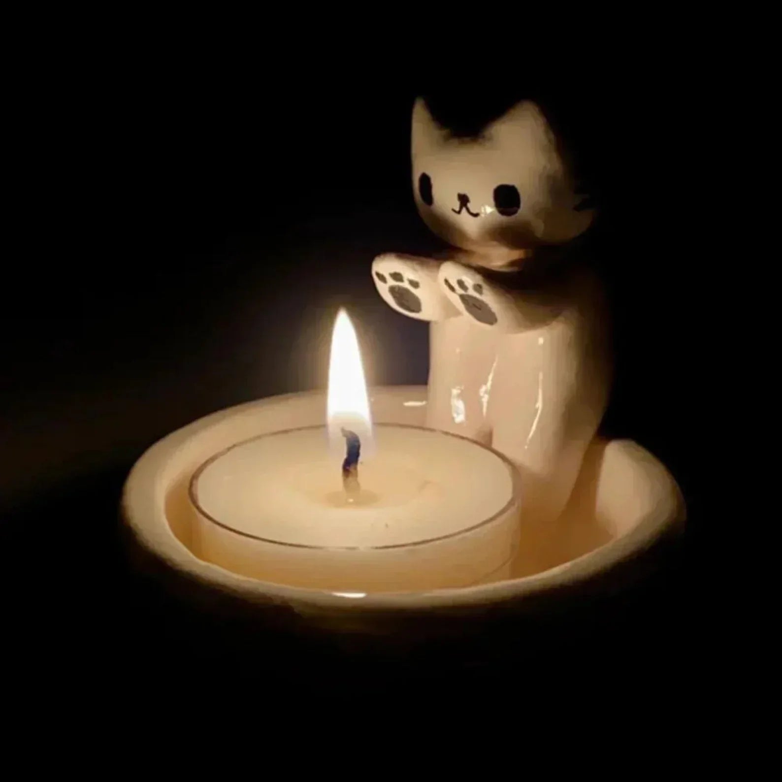 CatGlow™ Cat Candle Holder