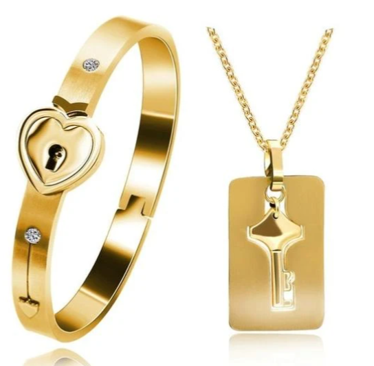 Love Lock Bracelet + Necklace
