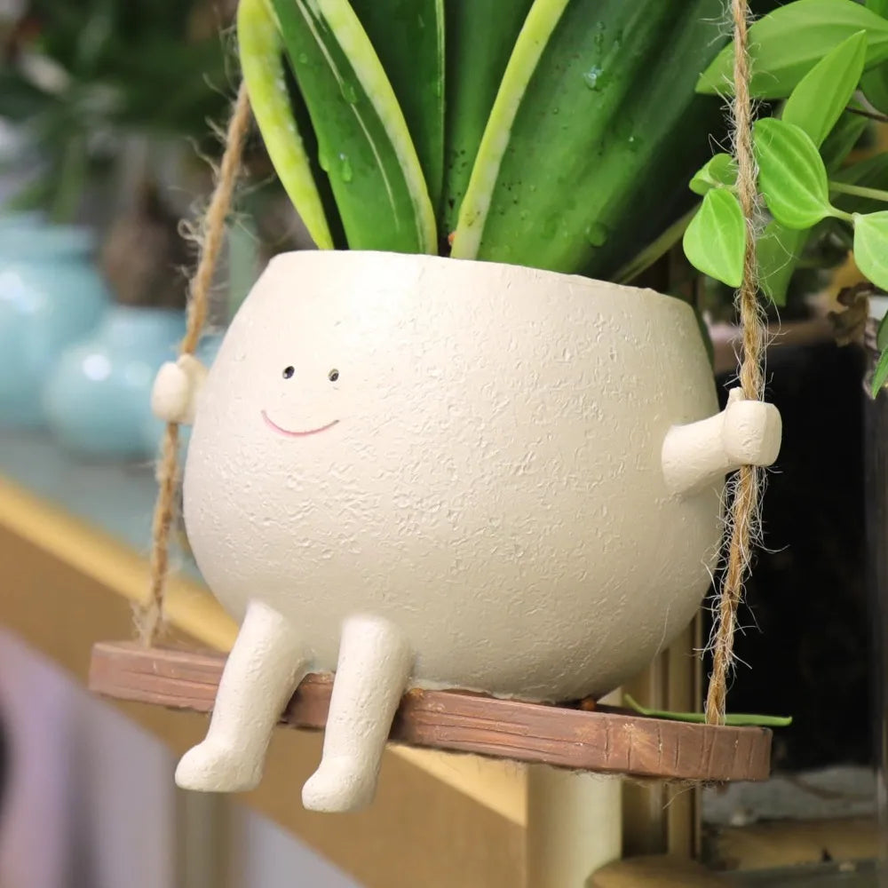 JoyPots™ Swinging Smiley Pot