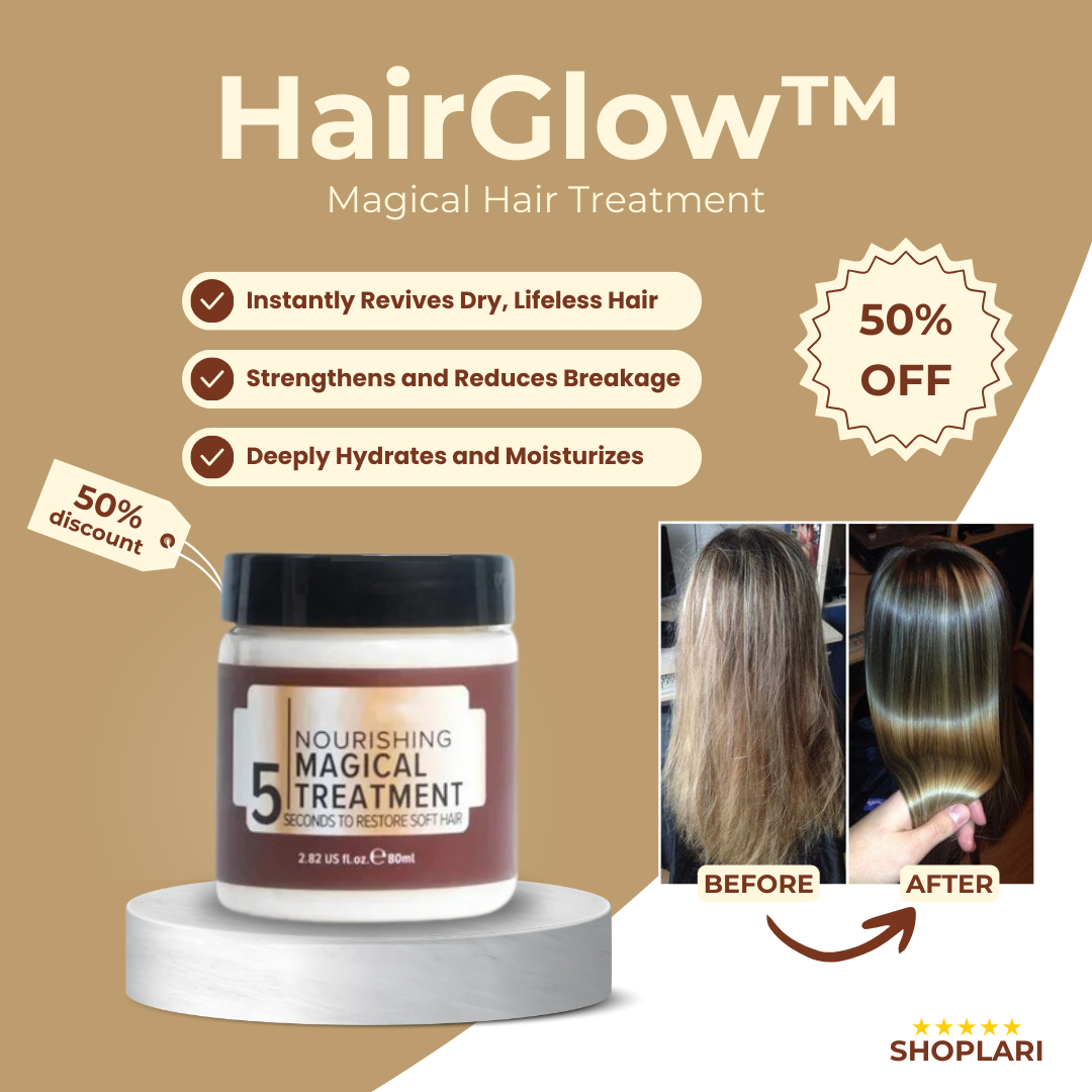 50% OFF🔥 I HairGlow™ Magical Hair Treatment