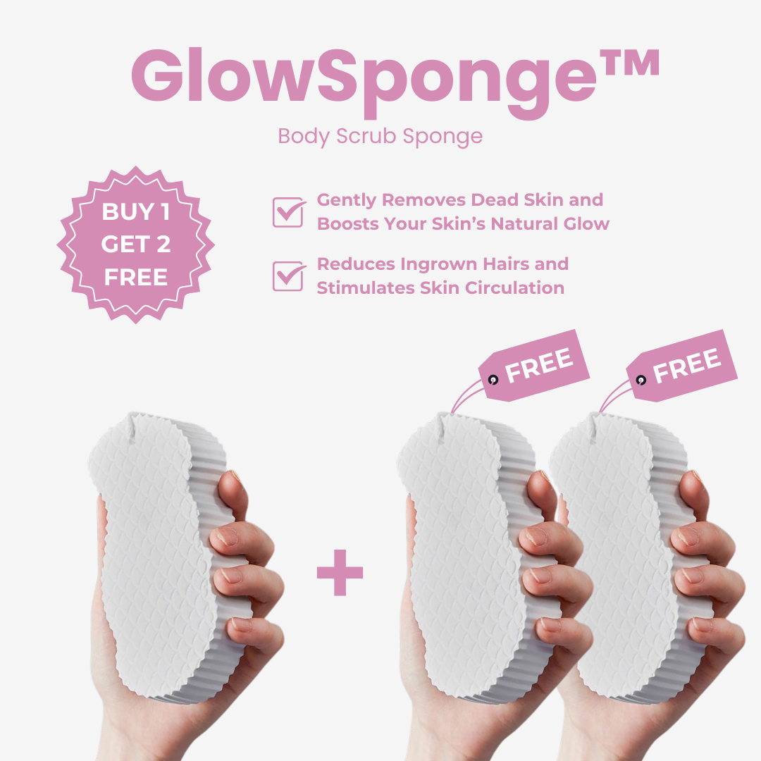 Last Day 1+2 FREE🔥 | GlowSponge™ Body Scrub Sponge