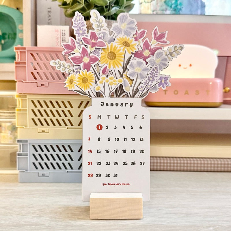 Bloomy Flowers Calendar (2025)