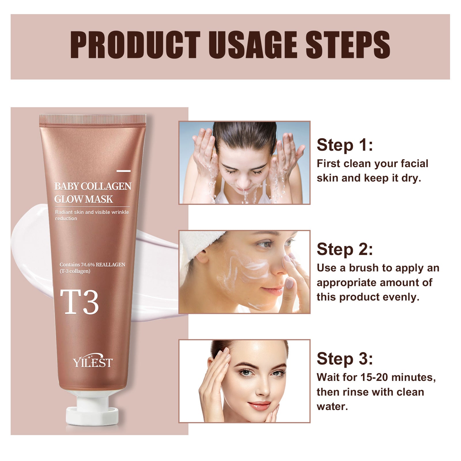 BrightenMask™ Baby Collagen Glow Mask