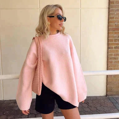 Aria™ Pink Crewneck Sweater