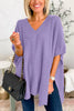 Claire™ V-neck Poncho Sweater