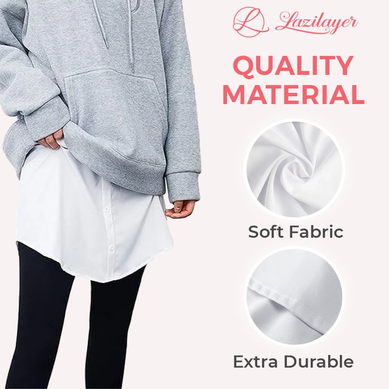 Last Day 50% OFF🔥 I LaziLayer™ Woman Layering Shirt Extender
