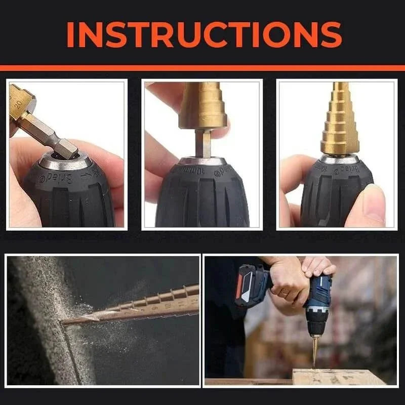 DrillPro™ Titanium Plating Drill Bit Set (6pcs）