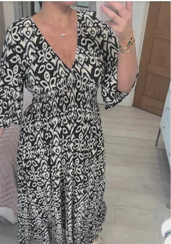 🔥LAST DAY 70% OFF🔥 I V-neck floral dress