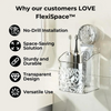 FlexiSpace™ No-Drill Bathroom Hanging Basket