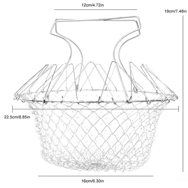 CrispEase™ Foldable Fry Basket