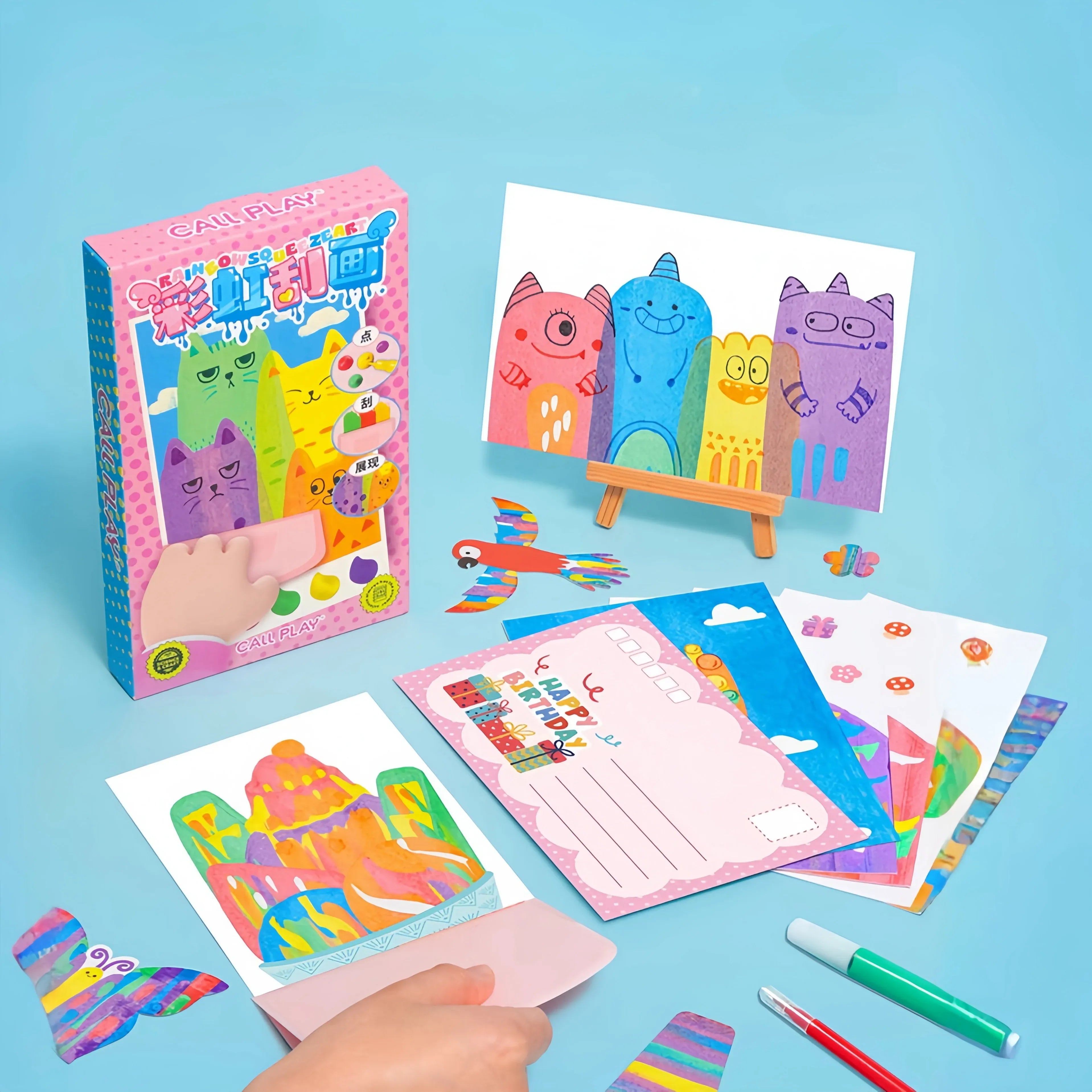 50% OFF🔥 I ScrapeArt™ DIY Rainbow Scratch Art Kit