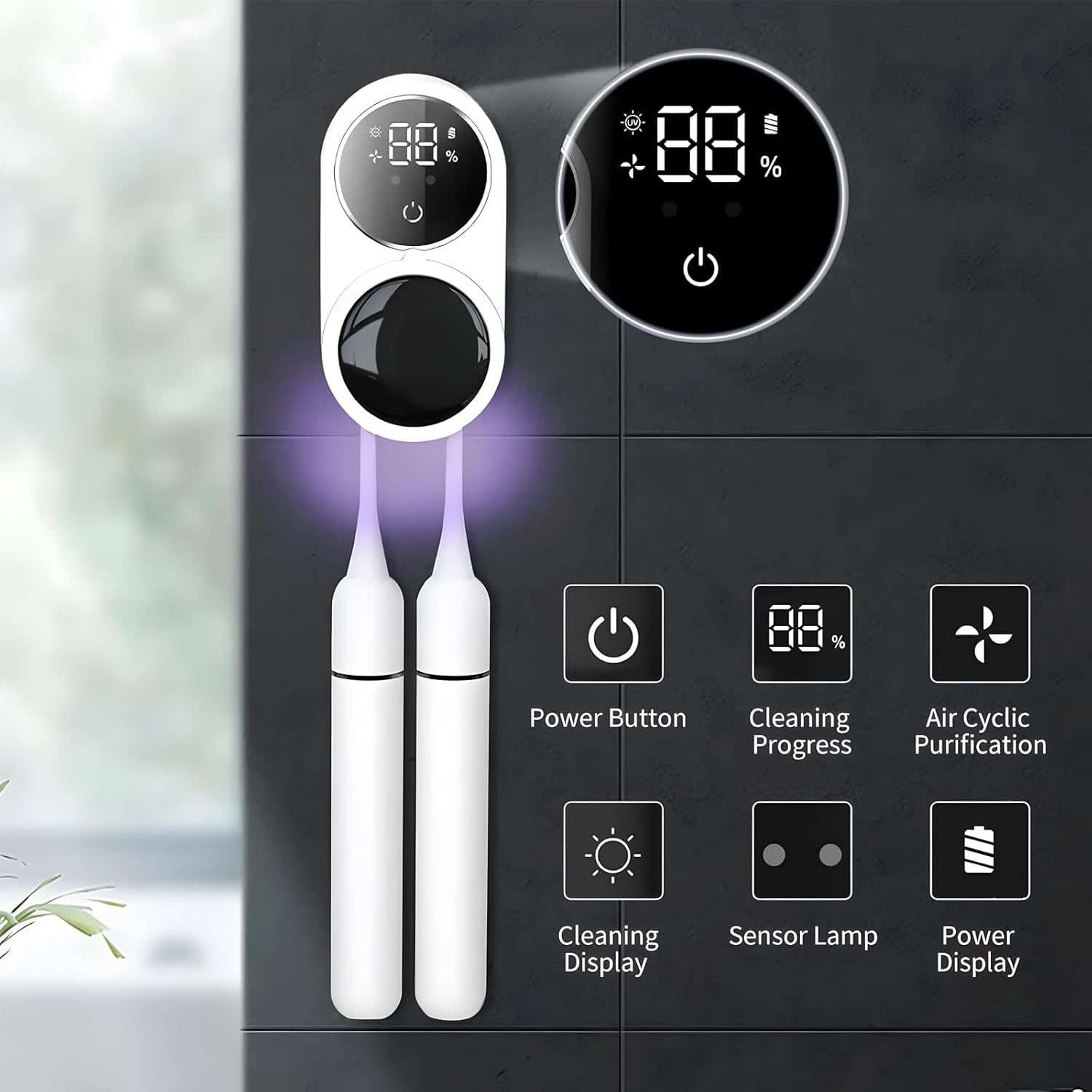 FreshGuard - Portable UV Toothbrush Sanitizer
