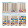 BrainBloom™ Wood Stacking Game