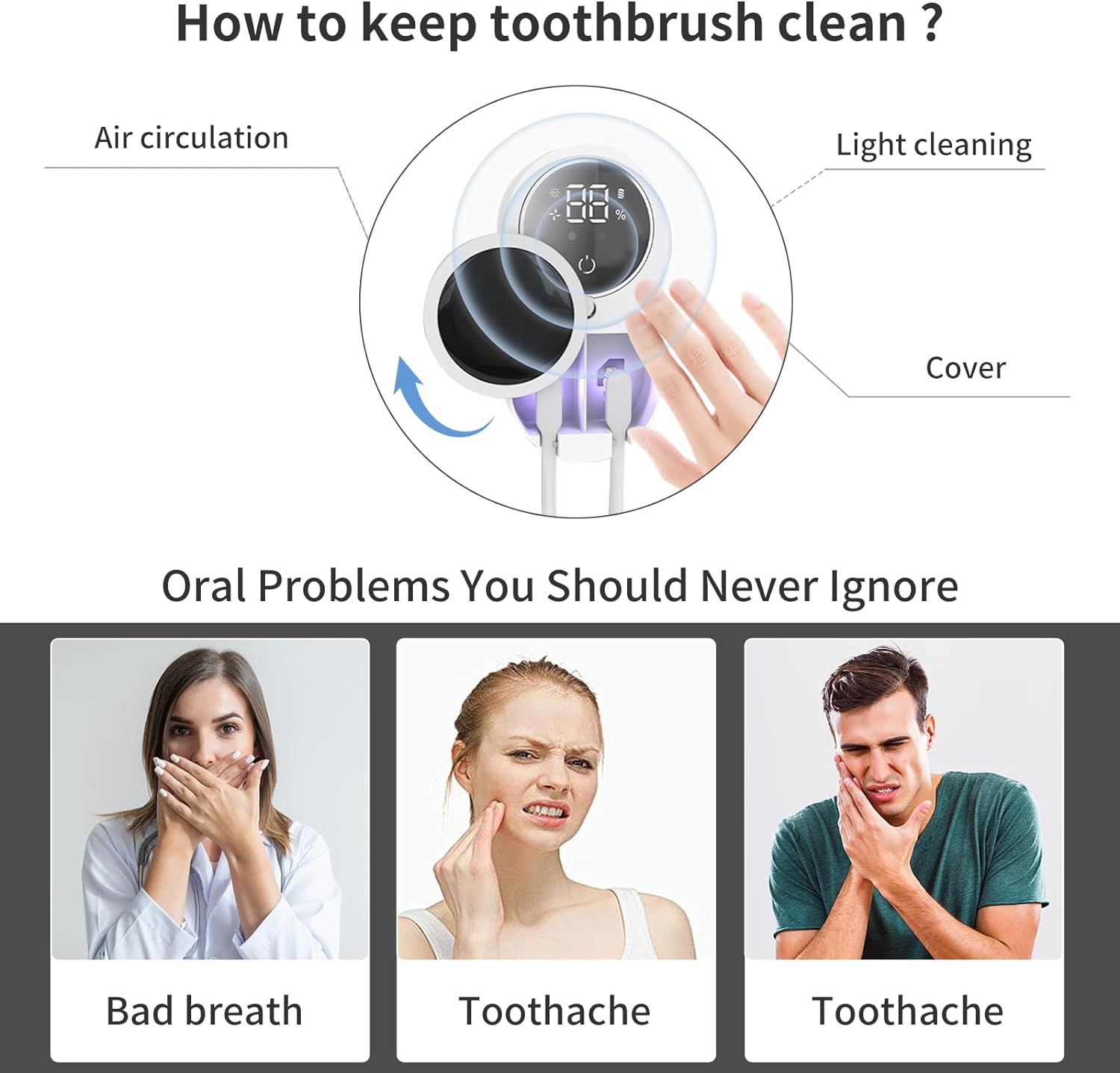 PureTouch™ Toothbrush Sanitizer