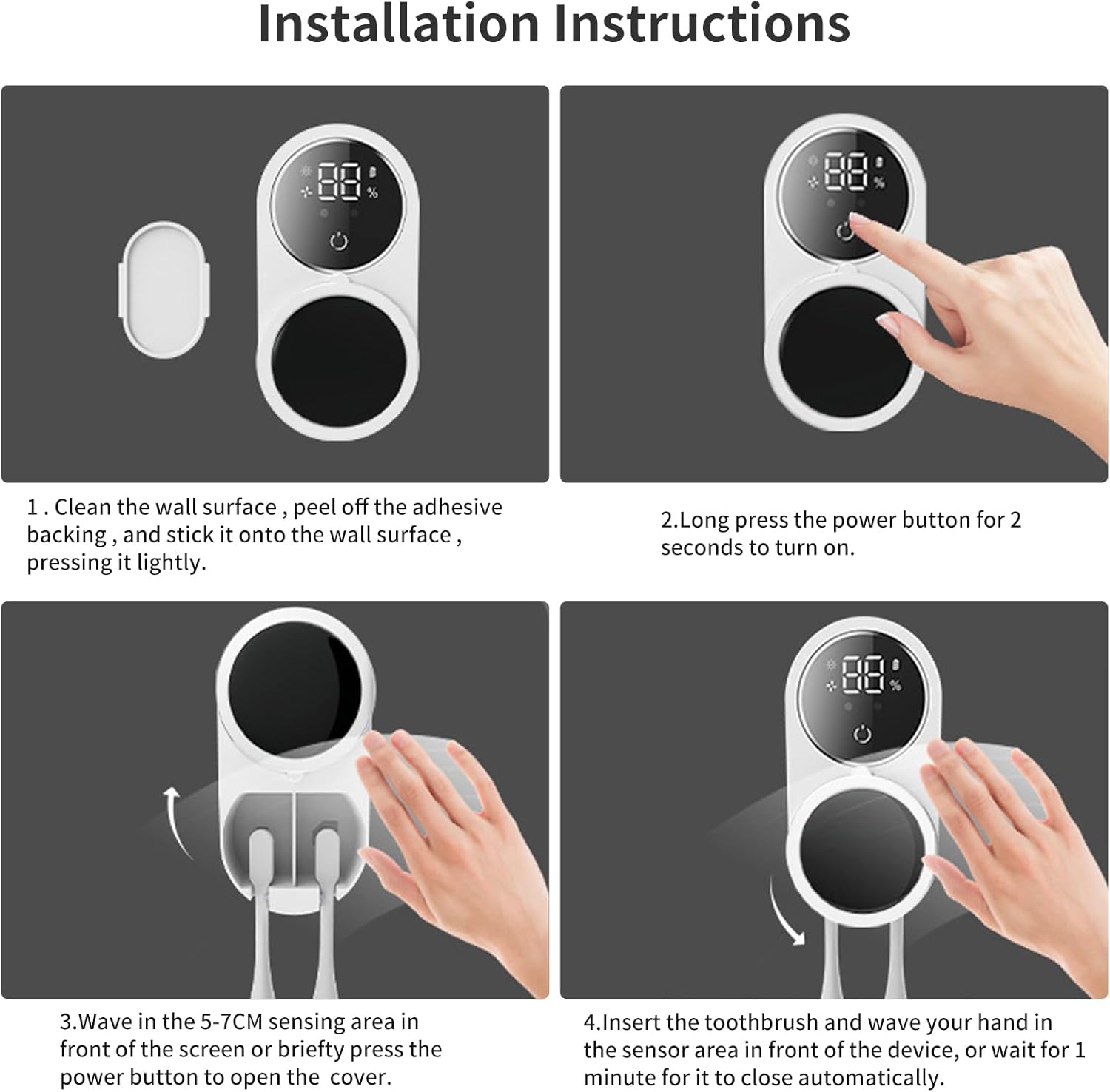 PureTouch™ Toothbrush Sanitizer