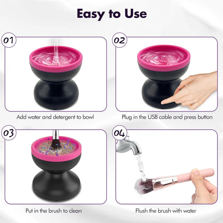 GlamClean™ Makeup Brush Cleaner
