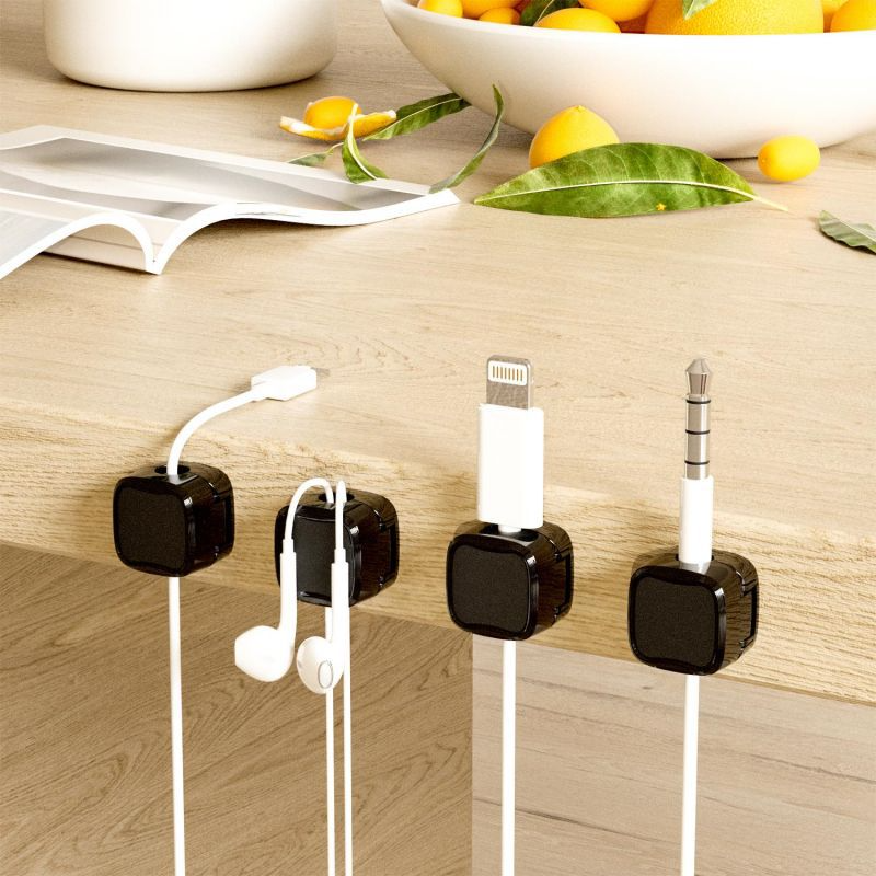 MagnetiClip™ Cable Organizers (Set of 6)