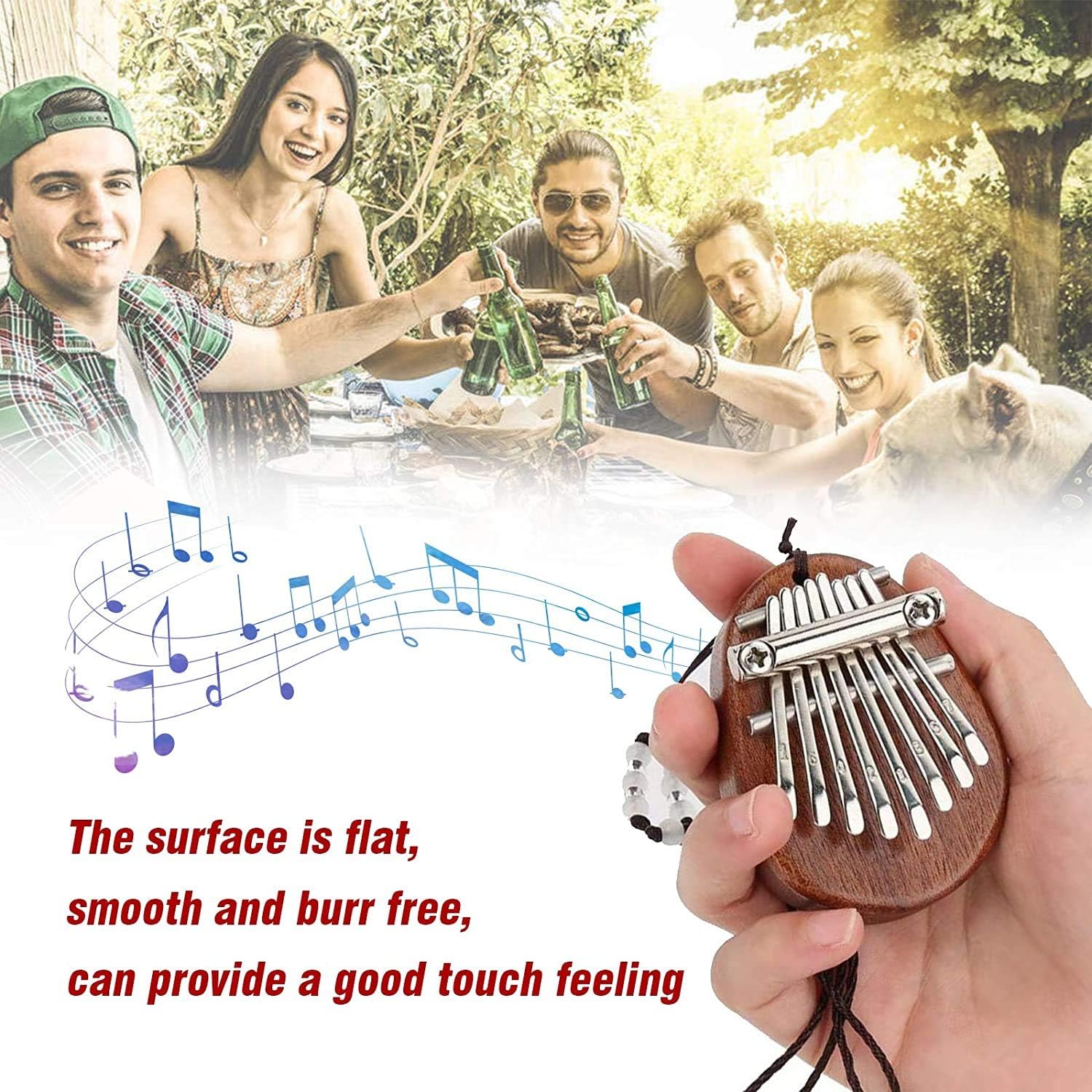 SoundGem™  Portable 8 Key Mini Kalimba