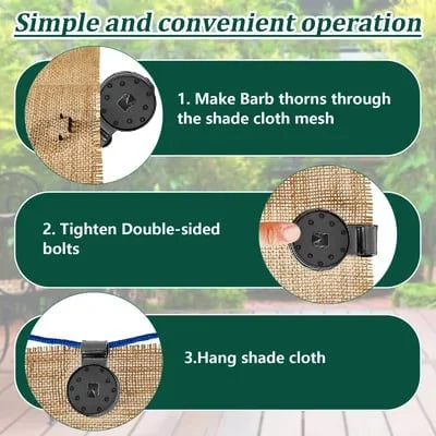 1+1 FREE I NetClip™️ Shade Net Clips (20+20pcs for free)