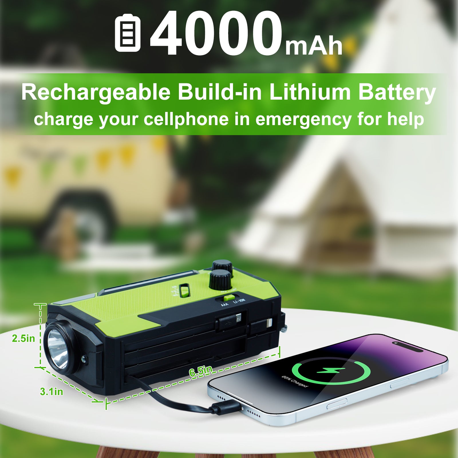 SurvivorPro™ Solar Powered Radio