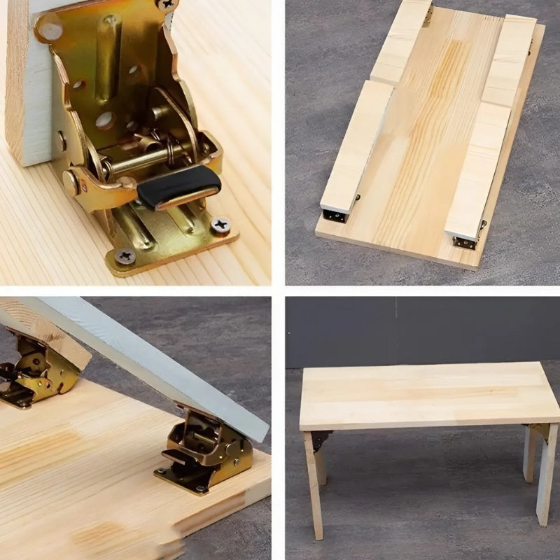 EasiHinge™ Self-Locking 90° Hinges 1+1 Free Deal