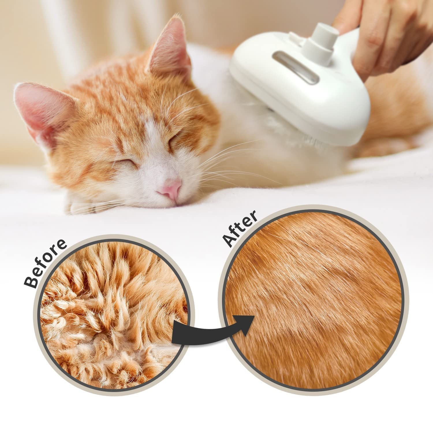 EleganceGroomer™ Pet Grooming Brush