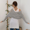 Last Day 50% OFF🔥 I Ruby™ Knitted Wrap with Sleeves