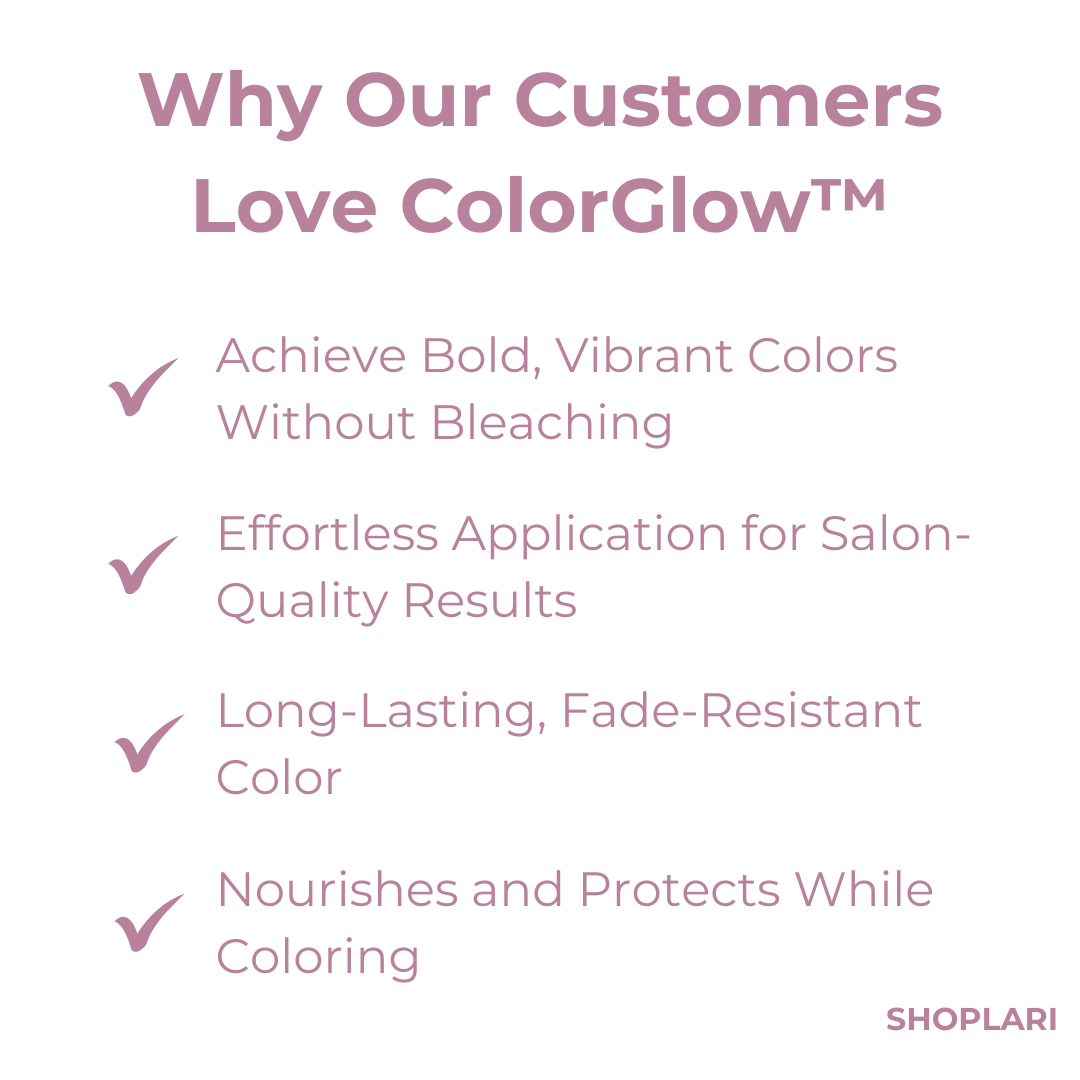 Last Day 50% OFF🔥 | ColorGlow™ Long-Lasting Color, No Bleaching!