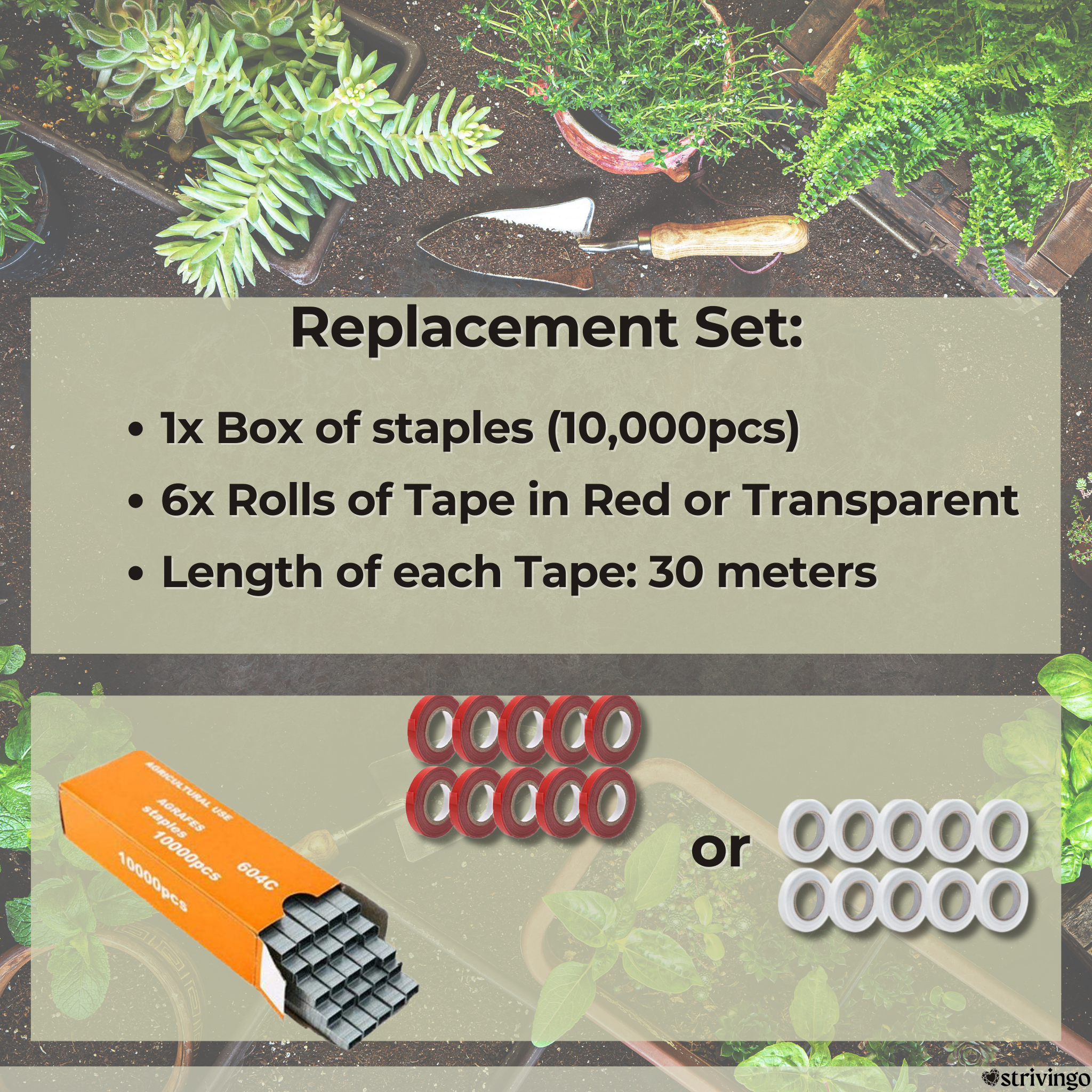 50% OFF ENDS TODAY | TieUp™ Plant Tying Machine | incl. 10 Rolls Of Tape