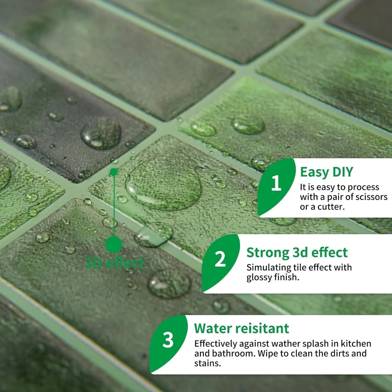 5+5 FREE I StickStyle™ Peel & Stick Tiles