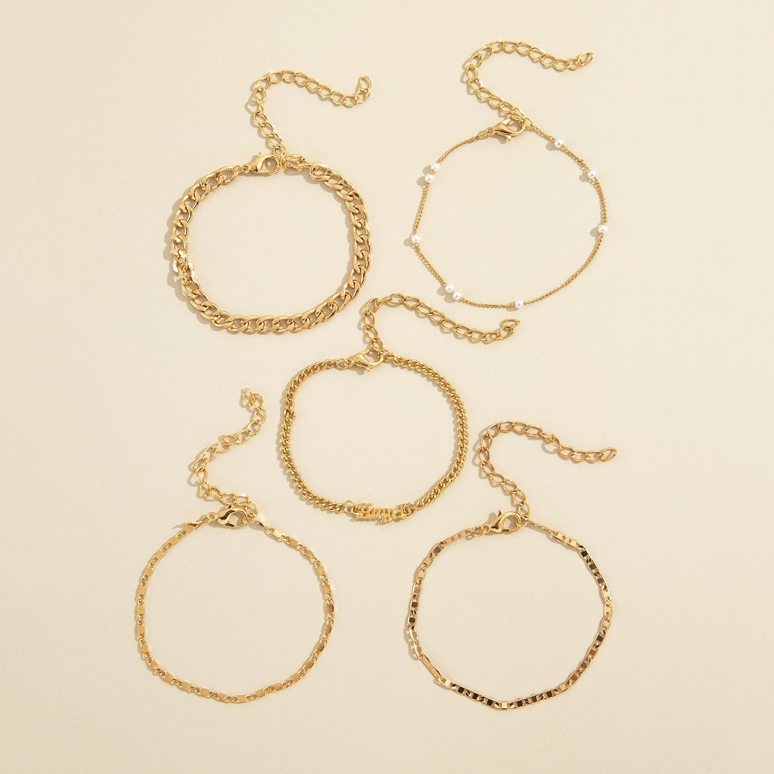 Last Day 50% OFF I Valeria™ Elegant 5-Piece Bracelet Set