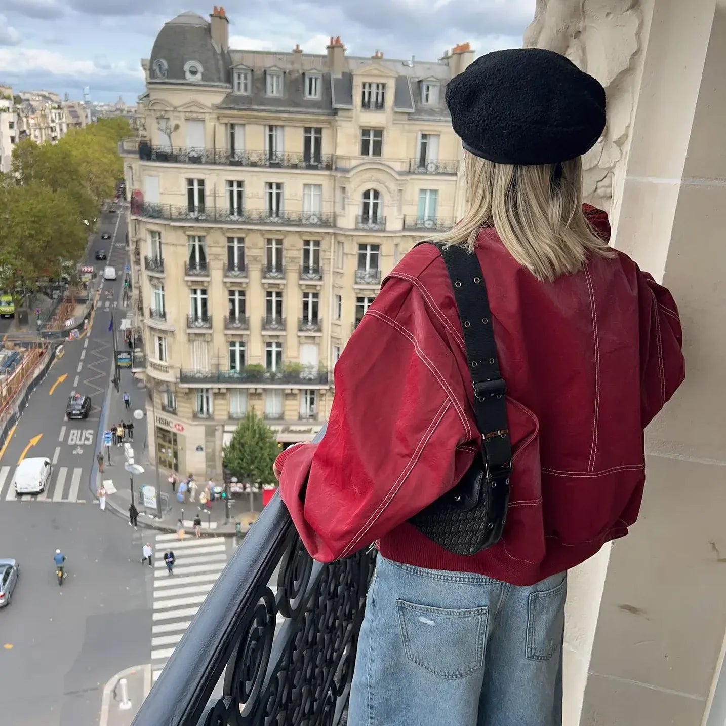 Last Day 50% OFF🔥 I Sierra™ Red Leather Jacket