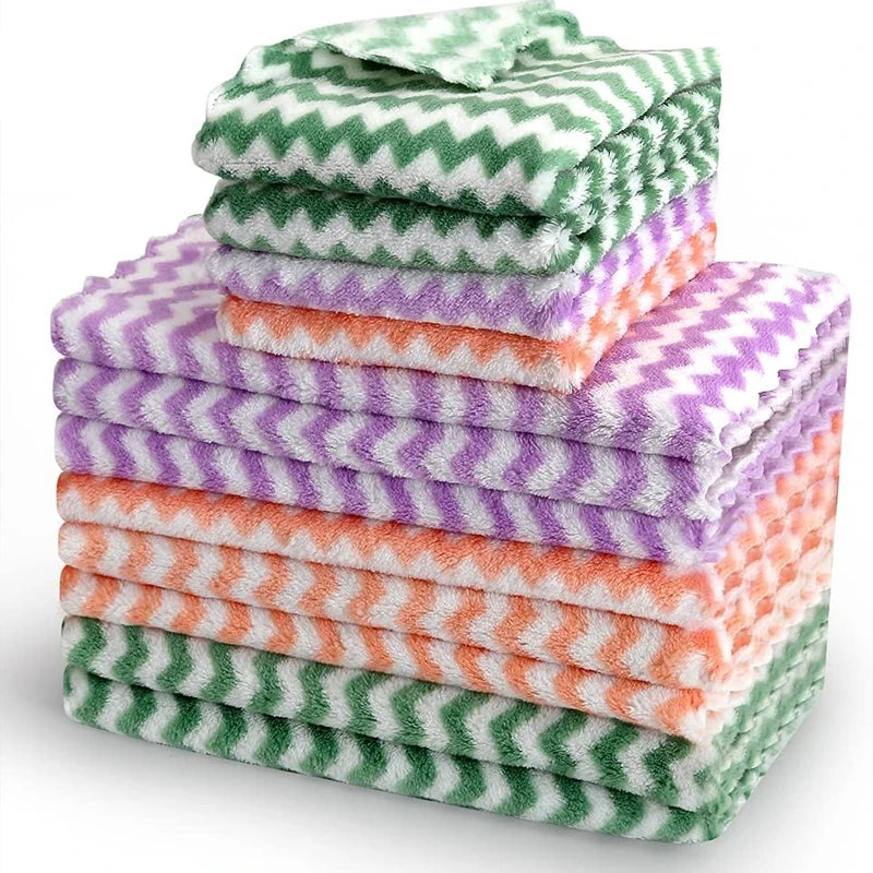 ClearWipe™ Microfiber Cloths 10 PCS