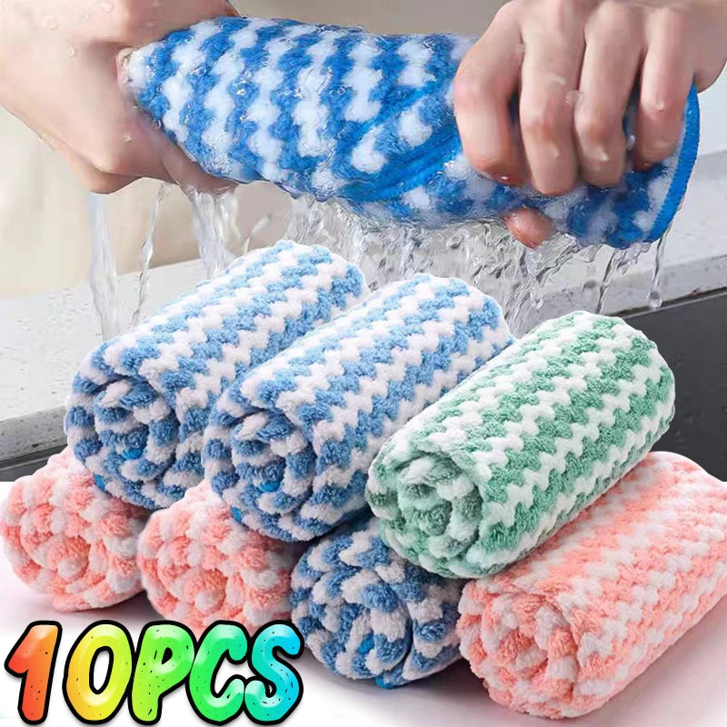 ClearWipe™ Microfiber Cloths 10 PCS