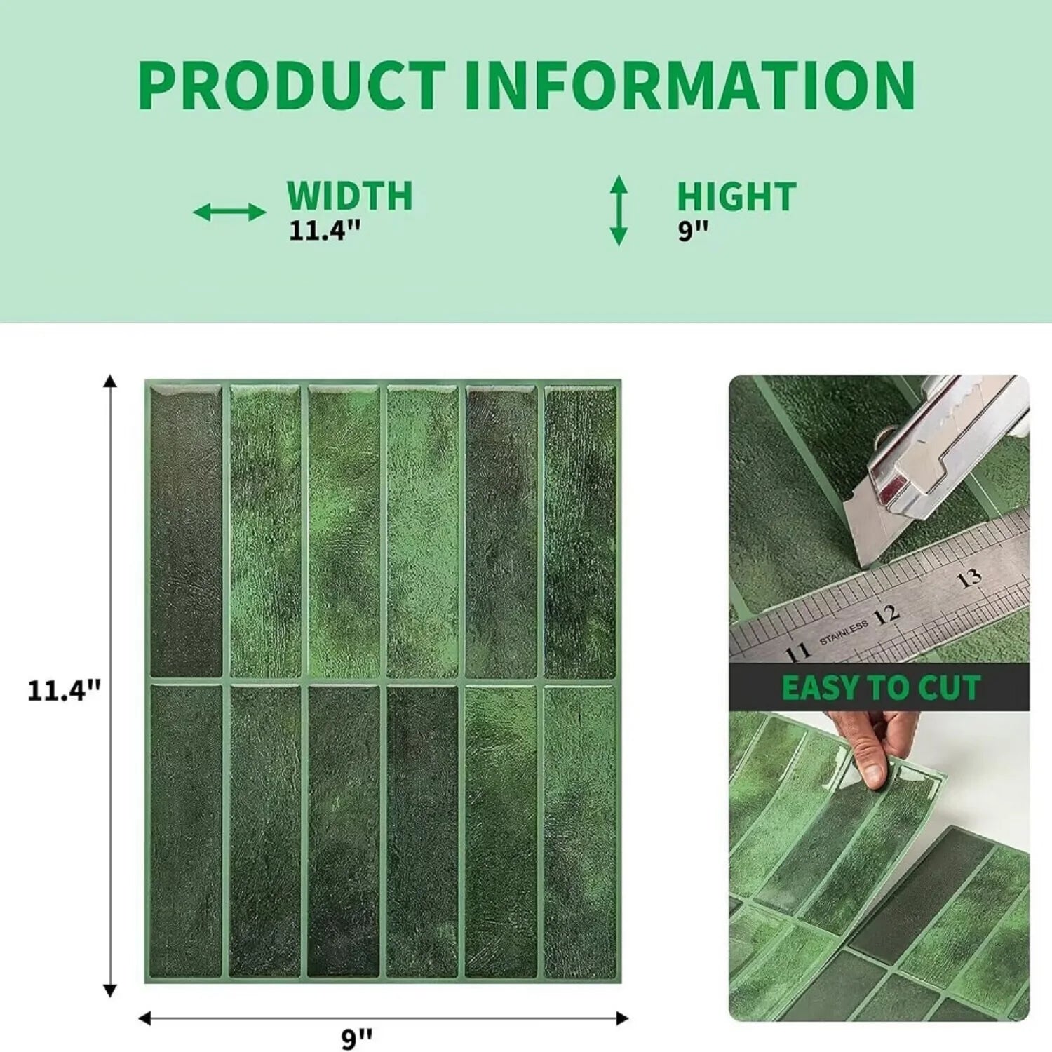 5+5 FREE I StickStyle™ Peel & Stick Tiles