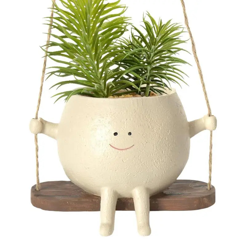 JoyPots™ Swinging Smiley Pot