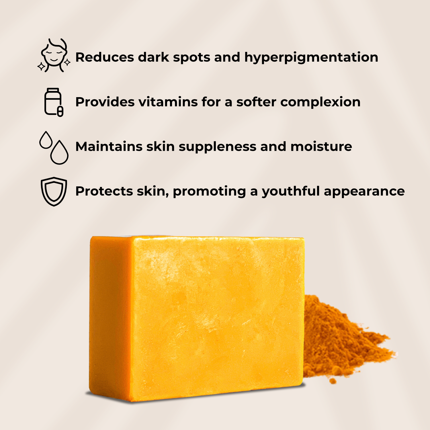 1+1 FREE🔥 I GlowMeric™ Brightening Turmeric Soap
