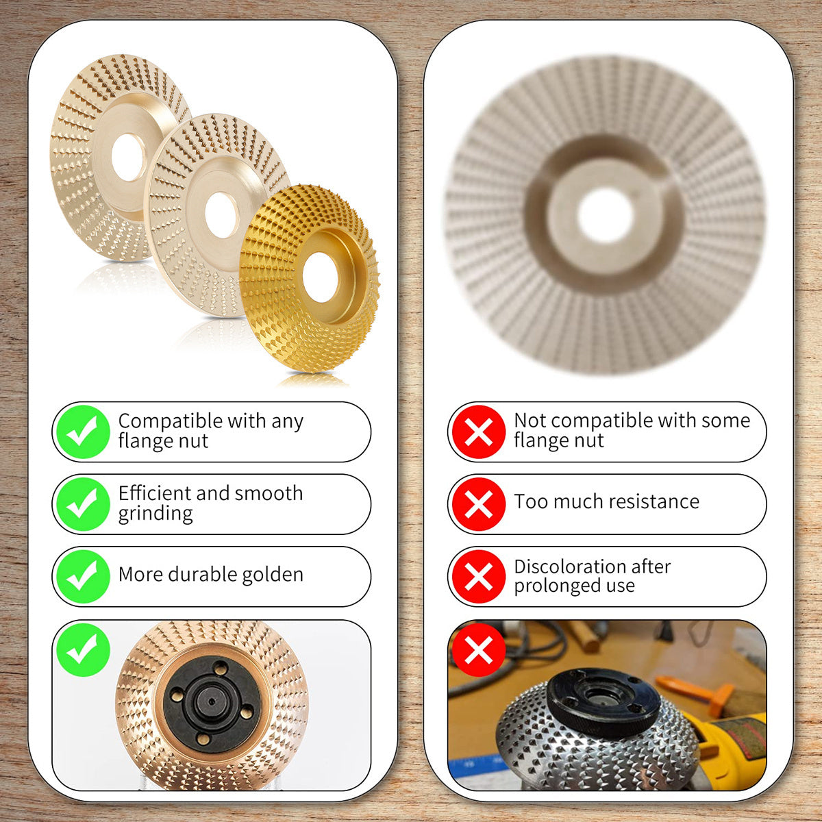 EdgeDisc™ Wood Carving Disc