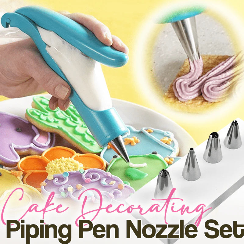 50% OFF🔥 I CakeJoy™ Cake Decoration Pen and Nozzle Set