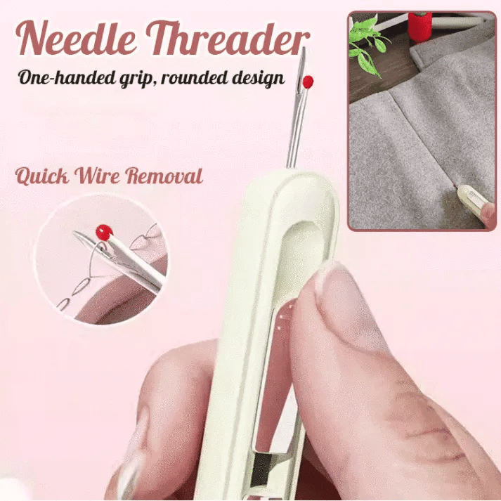 1+1 FREE I ThreadEase™ 2-in-1 Needle Threader and Seam Ripper Tool