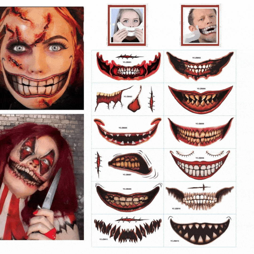 6+6 FREE🔥 I GhostStix™ Halloween Tattoo Stickers