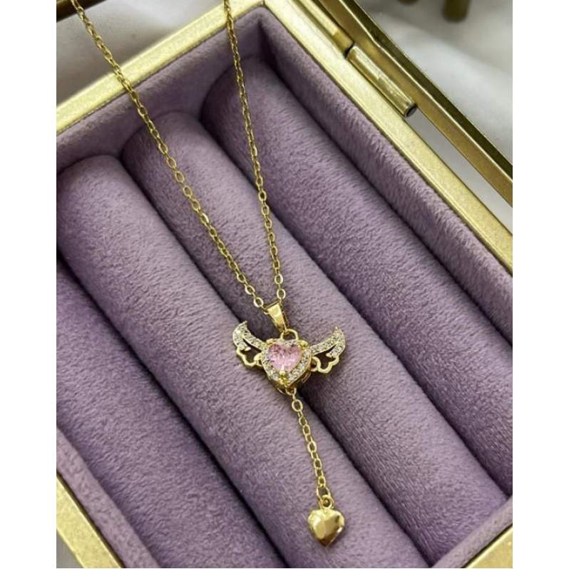 Veloura™ Heart Wings Necklace