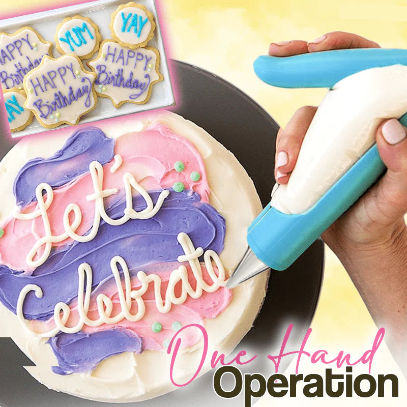 50% OFF🔥 I CakeJoy™ Cake Decoration Pen and Nozzle Set