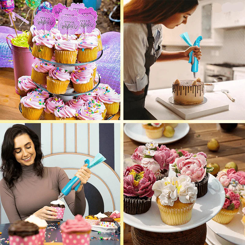 50% OFF🔥 I CakeJoy™ Cake Decoration Pen and Nozzle Set