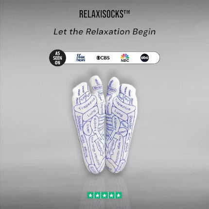 RelaxiSocks™ Acupuncture Chart Socks