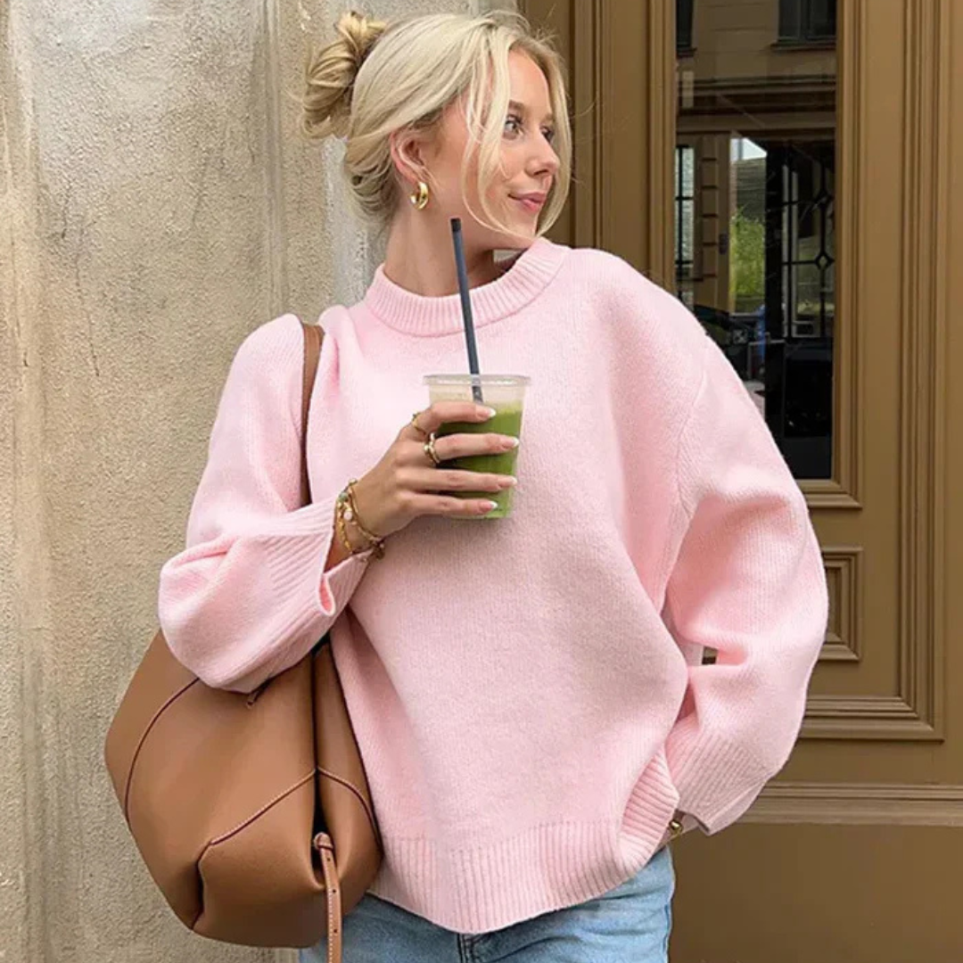 Aria™ Pink Crewneck Sweater